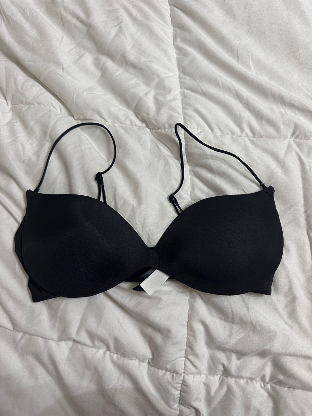 SKIMS Black Smooth T-Shirt Bra